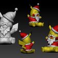 ZBrush-Document5.jpg Pokémon Christmas Pack – 6-File Holiday STL Set