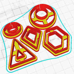 Geo.png STL file Polymer Clay Earring Cutter Dangle Set Batch 4・3D printable model to download, POLYMER_CUTTERS_DESIGNS