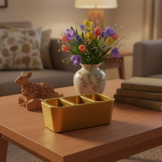 mockup_05.png Taça para snacks com compartimento triplo