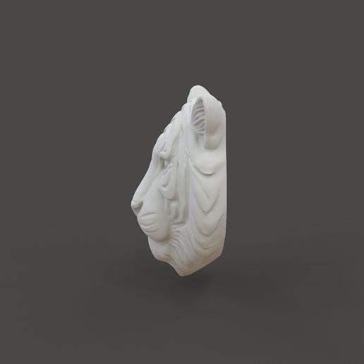 Tiger_1.3.jpg Tiger Head Bas Relief