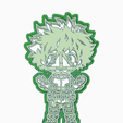 DDFDSF.png STL file DEKU 2 MIDORIYA COOKIE CUTTER - MY HERO ACADEMY /BOKU NO HERO / ANIME COOKIE CUTTER・Model to download and 3D print