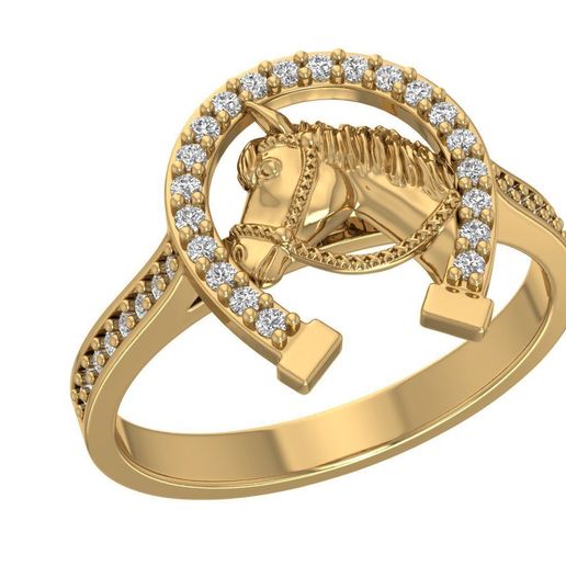 Horse Pendant 3D print model 3D model