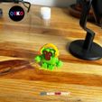 3.jpg FLEXI DESKTOP FIDGET HEADPHONES MONKEY MINIATURE TOY (PRINT IN PLACE).