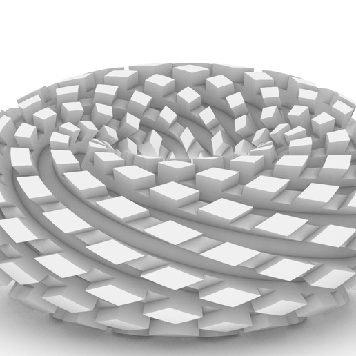 Aether Spiral Torus | Rodin Coil Torus STL File 120mm x 21mm Diameter Coil | Magnetic Generator | iToroid Vortex  Generator 2 x 12 TURNS