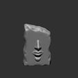 2.jpg Stone face candle