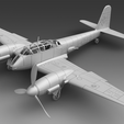 1.png World War II - aviation - German - Me - 410
