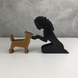 WhatsApp-Image-2023-01-20-at-17.09.31.jpeg Girl and her Chihuahua(wavy hair) for 3D printer or laser cut