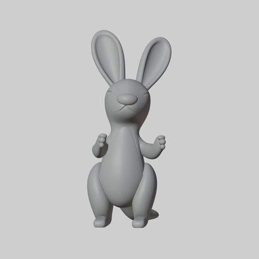 🐇 Articulated Rabbit 3D Print – Cute Flexible Bunny Toy, Print-in-Place ...