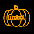 Ariel.png US PERSONALIZED PUMPKIN DECORATION FOR TOP 3000 USA FIRST NAMES