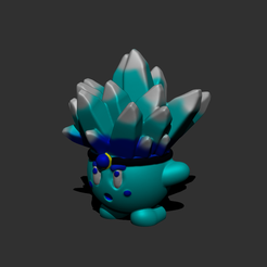 frostkirby1.png Archivo STL Escarcha kirby・Modelo de impresora 3D para descargar