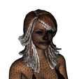 7.jpg Woman in bikini Rigged game character Low-poly model 3D model