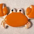 crab-cookie-cutter.jpg 4  sizes - Crab Ocean Beach Theme Cookie Cutter - Sharp, clean cutting edges!
