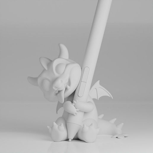 oclusion.jpg Dragon pen holder