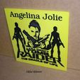 tomb-rider-angelina-jolie-pelicula-juego-animacion-cartel-aventura.jpg Tomb Rider, Angelina Jolie, movie, film, game, animation, poster, sign, signboard, logo, 3d printing