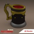 Mug-fan-art-render-SOT-cults-mini.jpg Free STL file SOT Mug Fan Art - Sea of Thieves Pitcher・3D printer design to download