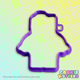 144_cutter.png BUILDING BLOCK ROBOT TOY COOKIE CUTTER MOLD