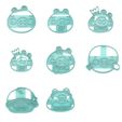 Pigs-Cookie-Cutters.jpg ANGRY BIRDS COOKIE CUTTER, PIG COOKIE CUTTER, 8 PIG COOKIE CUTTERS