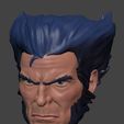wolverine_ML-12inch_1.jpg Tête de Wolverine démasquée pour Wolverine 1:12 Tiger Stripe (vague Apocalypse)