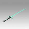 2.jpg Sao Kirtos Dark Repulser Sword cosplay prop weapon