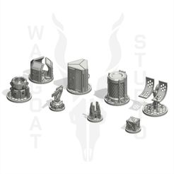 OBJ-PACK1.jpg STL file Mission Objective Set・3D printable model to download