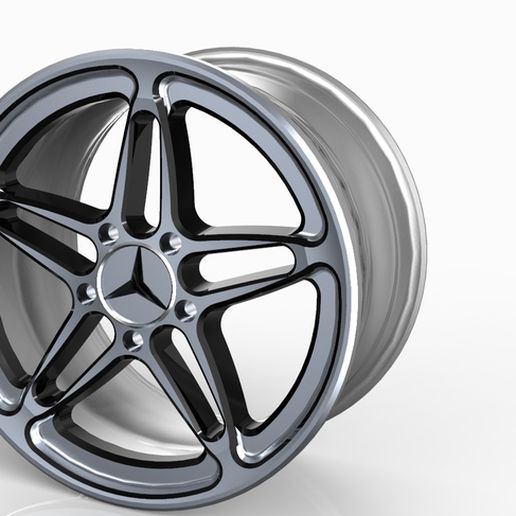 Mercedes Benz Rim-Keychain 3D model