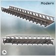 4.jpg Modular modern metal bridge with wooden plank (intact and damaged versions) (3) - Bailey Modern WW2 WW1 World War Diaroma Wargaming RPG Mini Hobby
