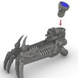 Cazador-Chainweapon-5.jpg Cazador Double Chain Weapon and Heavy Flame Cannon (Weapons Only)