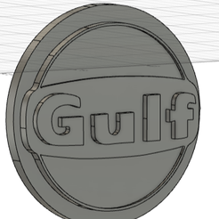 Gulf-1.png 1/18 Embleme Gulf / Gulf emblem diecast
