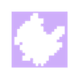 0520 inverse fullframe.stl Unfezant Line - Pokemon Silhouette Frame | Box sprite | STL