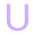 LetterBoard_U.stl Letter Board (Customisable)