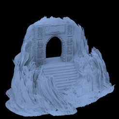 untitled.3275.png Fichier OBJ Passerelle Fantasy Cliffs 5・Modèle à télécharger et à imprimer en 3D