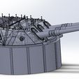 башня основного калибра 1.jpg Model of the main battery turret of the battleship "Yamato" or the starship "Yamato", scale 1 / 200-1 / 100.