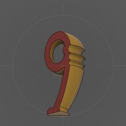 Number-9-flat.jpg Fichier STL gratuit Numéro 9 - ! !! GRATUIT ! !!・Plan pour imprimante 3D à télécharger