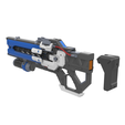 4.png Soldier 76 Pulse Rifle - Overwatch - Printable 3d model - STL + CAD bundle - Personal Use