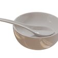 8.jpg Soup Bowl 3D Model