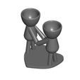 Enamorados_N4_Gris_1.png Бесплатный STL файл SET DE 8 MACETAS ENAMORADOS ROBERT PLANTS - SET VASE 8 FLOWERPOT ROBERT IN LOVE・Идея 3D-печати для скачивания