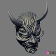16.JPG Hannya Mask -Satan Mask - Demon Mask for cosplay