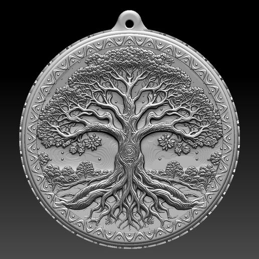 HM Life Tree Keychain 002