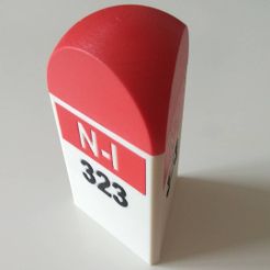 hito-mojon-punto-kilometrico.jpeg STL file Mojón Hito Kilometer marker・3D print model to download