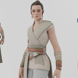 Portada-Art.png Rey Skywalker Textured Rigged