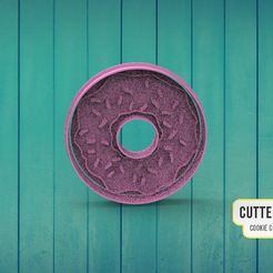 | CUTTERDESIGN Dy COOKIE CUTTER MAKER STL-Datei Dona Doughnut Donut Ausstechform・Design zum Herunterladen und 3D-Drucken