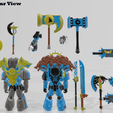 Space-Wolf-3.png McFarlane Custom 8.5in Space Wolf and Rune Guard