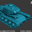 kv-85-front.png KV-85 Soviet heavy tank 1:100