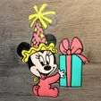 Baby-mickey-cadeau.jpg Set of 5 Disney Birthday Ornaments