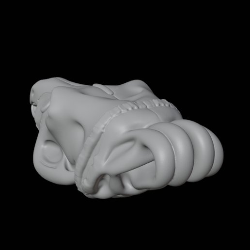 5.png Horse Skull Keychain