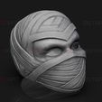 24.jpg Moon Knight Mask - Marvel Comic helmet - 3D print model