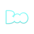 BOO-2.png Boo Cookie Cutter | STL File