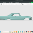 Screenshot-8332.png 1964 CHEVROLET IMPALA SS , hollow model shell body, resin or fdm, stl file