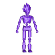 SkeletonVegeta.stl Archivo STL ESQUELETO VEGETA - FLEXIBLE - DRAGON BALL - FACIL DE IMPRIMIR - SIN SOPORTES・Objeto imprimible en 3D para descargar