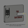 VERSION-2-AND-3.png Batman 3d Printed Wallet and 2 Flat Credit Card Holder